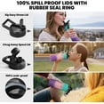 thumbnail image 3 of One Gallon Water Bottle Insulated, Triple Walled Vacuum Stainless Steel ), Leak Proof & Non-BPA, Large Water Flask Jug with Paracord Handle & Straw Spout Lids, 3 of 6