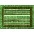 thumbnail image 1 of Ahgly Company Indoor Rectangle Southwestern Green Country Area Rugs, 3' x 5', 1 of 4