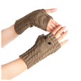 thumbnail image 2 of AWZXDE Unisex Winter Knitted Gloves with Owl Ribbed Pattern, Cute Lace Thermal Cozy Gloves for Men and Women Khaki, 2 of 2