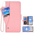 thumbnail image 1 of OnePlus 7T Case, iCoverCase Genuine Leather Wallet Case Slim Fit Folio Book Design with Stand and Card Slots Flip Case Cover for OnePlus 7T (Gray), 1 of 5