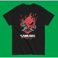 thumbnail image 2 of Samurai Reunion Tour Shirt With Tour locations Classic Samurai Band Shirt Cyberpunk! Samurai T-Shirt, 2 of 7