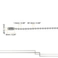 thumbnail image 3 of Uxcell 49.2' Long 0.06" Diameter Beaded Link with Connector Pull Chain Extension 1 Set, 3 of 5