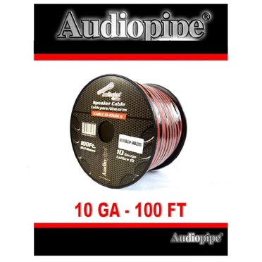 Audiopipe 16 AWG Gauge Red/Black 2 Conductor Speaker Wire - 1000 Feet Spool