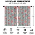 thumbnail image 2 of Blackout Kids Curtains,Pioneer Flower Floral Print Pattern Childrens Insulated Curtains Set Of 2,Bedroom Essentials,Toddler Room Decor 42"x63", 2 of 5