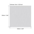 thumbnail image 2 of Uxcell 100mm x 100mm x 5mm Rectangle 1060 Aluminum Sheet Flat Metal Plate Stock, 2 of 5