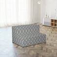 thumbnail image 4 of Abstract Foldable Mattress, Boho Geometric Squares, 74.8" x 35.4", Charcoal Grey White, by Ambesonne, 4 of 6