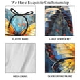 thumbnail image 4 of luoweisi Men's Beach Shorts Quick Dry Swim Trunks with Mesh Lining Butterfly XL, 4 of 5