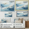 thumbnail image 4 of Designart "Antartica modern Tundra Bold II" Modern Floater Framed Canvas Wall Art, 4 of 7