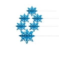 thumbnail image 1 of 1 Set Christmas Decorations Funny Exquisite Simple Style Stereo Indoor Hanging Prop Festival Adornment Decor for Scene Layout Light blue, 1 of 5
