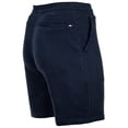 thumbnail image 3 of U.S. POLO ASSN. Pantalón corto de chándal para hombre - Diagonal Fleece Carbon Finish, algodón, liso Azul oscuro 2XL (2X-Large), 3 of 4