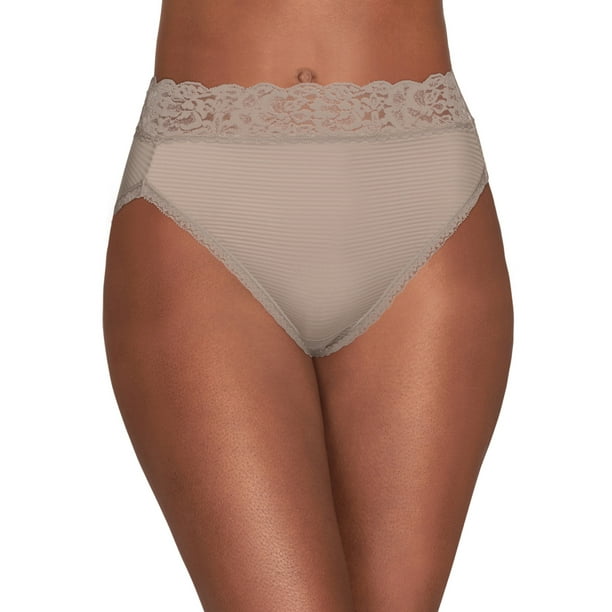 Vanity Fair Women's Flattering Lace HiCut Panty, Style 13280