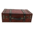 thumbnail image 2 of Valise de Rangement Décorative Vintage, Valise Rétro Élégante Multifonctionnelle pour Arrangement d'Accessoires, 2 of 7