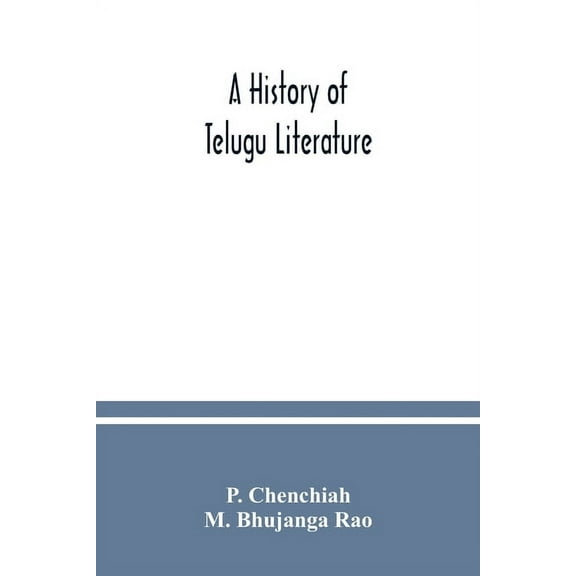 A history of Telugu literature, (Paperback)