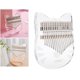 thumbnail image 5 of Instrumento De Teclado De Piano De Pulgar Acrílico Kalimba De 17 O 21 Teclas Lindo Portátil - 17 Teclas-Gato, Acrílico El 13.8x16x2.5cm Sunnimix Crystal Kalimba Thumb Piano, 5 of 8