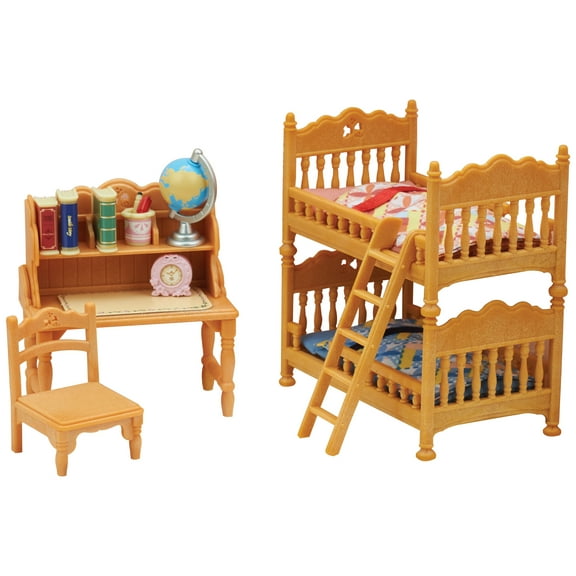 Calico Critters Children's Bedroom Set, Dollhouse Furniture and Accessories