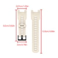 thumbnail image 3 of Matsuzay Correa de silicona para reloj inteligente T-REX Correa reemplazable Accesorio Correa de muñeca deportiva Relojes inteligentes beige, 3 of 6