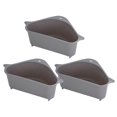 thumbnail image 4 of 3Pcs Creative Hanging Basket Storage Ideal For Kitchen Organization With Triangular Shape And Snap Button Type In Stylish, 4 of 4
