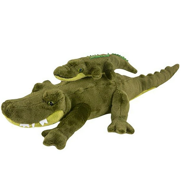 Adventure Birth of Life Alligator with Baby Plush Toy 19" Long