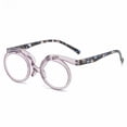 thumbnail image 5 of Gafas de maquillaje con montura multicolor y apertura hacia arriba y hacia abajo para personas mayores, gafas de maquillaje con apertura hacia arriba y hacia abajo de una sola pieza, 5 of 5