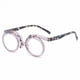 thumbnail image 4 of Gafas de maquillaje con montura multicolor y apertura hacia arriba y hacia abajo para personas mayores, gafas de maquillaje con apertura hacia arriba y hacia abajo de una sola pieza, 4 of 5