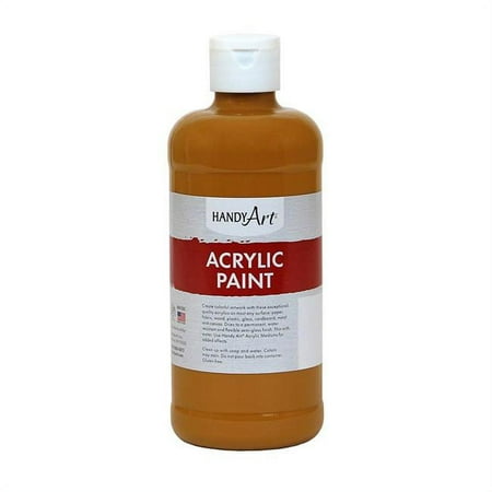 UPC: 0194629006083 | Rock Paint & Handy Art RPC101093-3 16 oz Acrylic Paint Raw Sienna – 3 Each