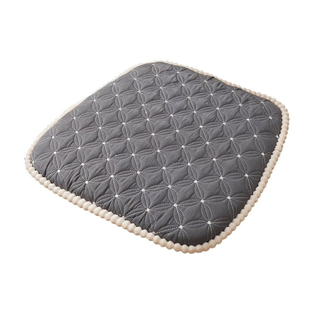 Cojín grueso para silla de comedor, cocina, oficina o coche. Cojín de espuma de alta densidad con funda de poliéster transpirable. Soporte ergonómico para sentarse y aliviar el dolor. Colores: gris,