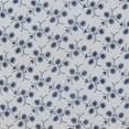 thumbnail image 2 of Zelouf Jacquard Floral Embroidery On Chambray  , Sewing, DIY, Crafts Fabric by the Yard, 141 Ivory/navy, 10 Yard, 2 of 2