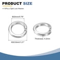thumbnail image 2 of 10 Pcs M20 Split Lock Washer Spring Lock Washer 20mm ID 30.8mm OD 5.2mm Thick, 2 of 6