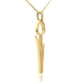 thumbnail image 6 of Tulip with Stem Stainless Steel Necklace, 6 of 11