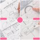 thumbnail image 4 of Regla geométrica multifuncional transparente con diseño de esquinas en forma de arco para la escuela, 4 of 5