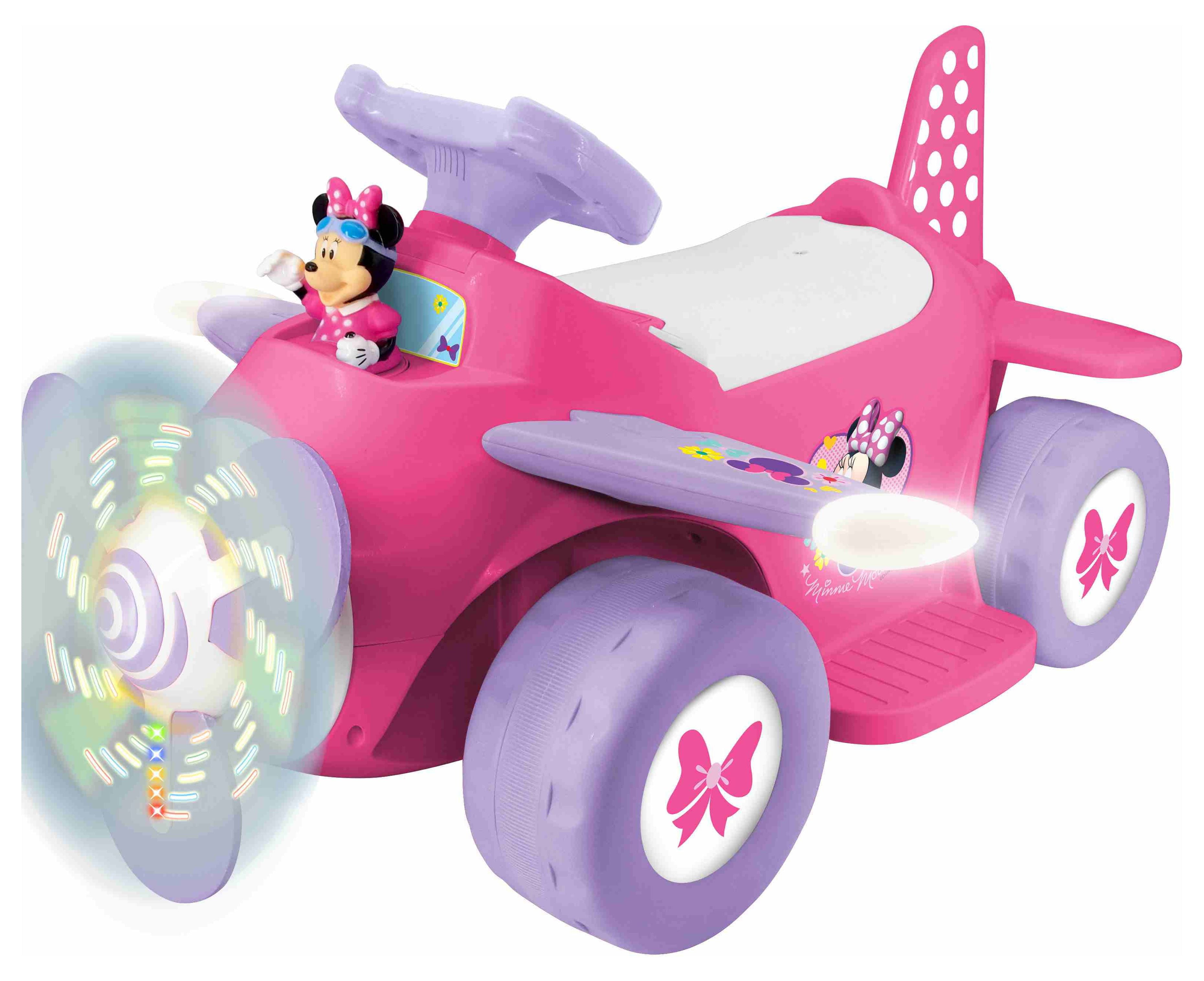 Minnie mouse plane hotsell ride on b&m