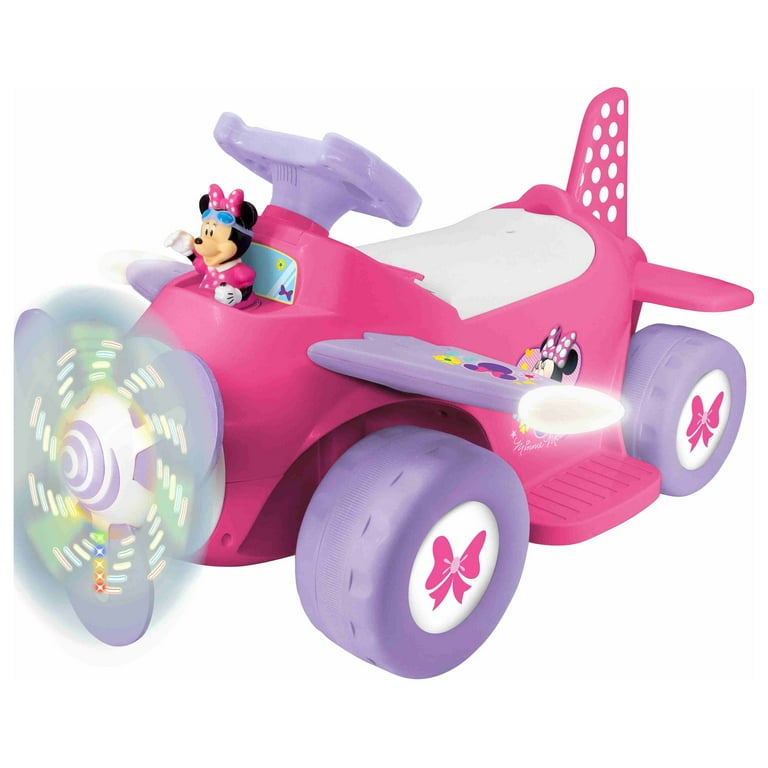 Disney Minnie 6 Volt Powered Plane Ride On Walmart