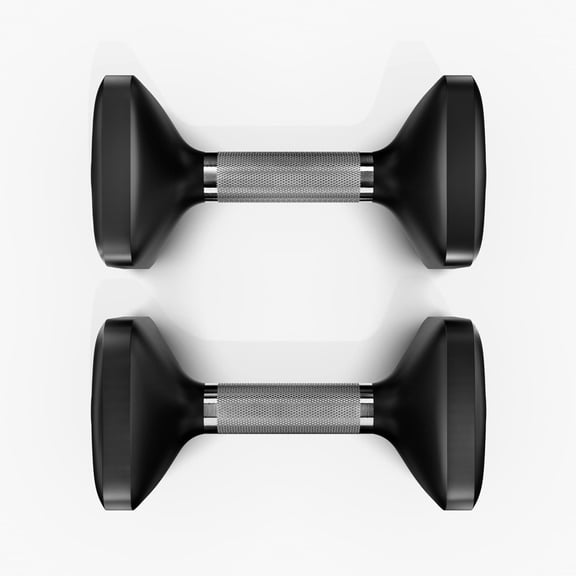 Non-Slip Cast Iron Dumbbells – Set of 2 Hand Weights with Urethane Coating for Home Gym, Exercise, and Strength Workouts