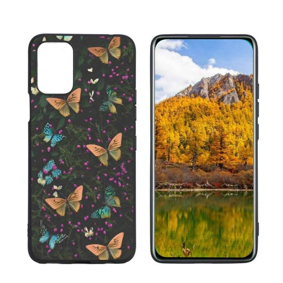 Butterflies-Witchy-Goth-Cottagecore-Forest-1 Phone Case, Degined for LG K62 Case Men Women, Flexible Silicone Shockproof Case for LG K62