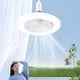 thumbnail image 1 of Ventilador de techo con luces, ventilador de perfil bajo cerrado, luz de techo con ventilador, ventilador oculto, distribuidor con control remoto inteligente, luz de ventilador, 1 of 9