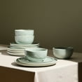 thumbnail image 3 of Stone Lain Mirella 24-Piece Dinnerware Set Stoneware, Light Green, 3 of 6