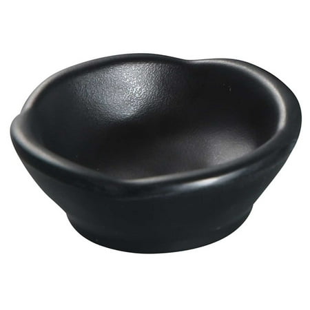 

Yanco BP-0003 2 1\\/2 oz Melamine Sauce Dish Black-6 Dozen