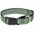 thumbnail image 1 of Buckle-Down MGC-W31112-L Khaki Green Martingale Dog Collar, 1 of 1