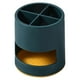 thumbnail image 2 of Portacepillos ventilado con drenaje | Organizador de baño de 4 compartimentos para maquinillas de afeitar y cosméticos | Diseño compacto de plástico en verde o blanco, 2 of 6
