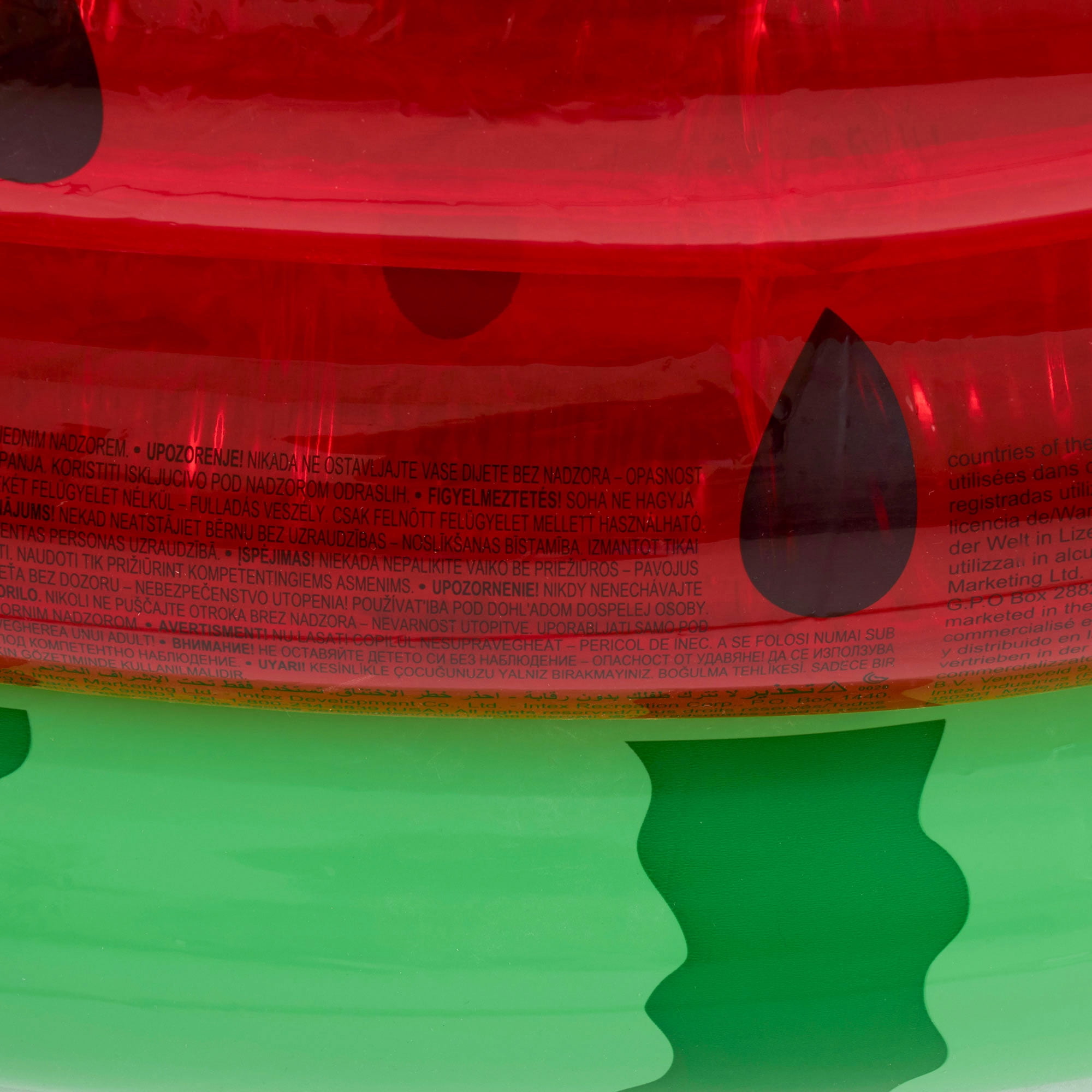 Intex 66" Round Inflatable Kids Swimming & Wading Watermelon Pool (6 Pack)