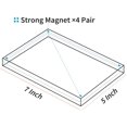thumbnail image 1 of Acrylic Picture Frame Set 3 Pcs 5x7 Inch Magnetic Clear Photo Frame Free Standing for Tabletop Desktop Display, 1 of 7
