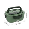 thumbnail image 3 of Suncoda Electric Lunch Boxes, Portable Electrics Lunch Box Car Household Stainless Steel Plastic Two in One Home Insulation Heating Lunch Box Frees Water Injection, 3 of 7