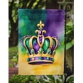 thumbnail image 3 of King's Mardi Gras Crown Garden Flag 11.25 in x 15.5 in, 3 of 5