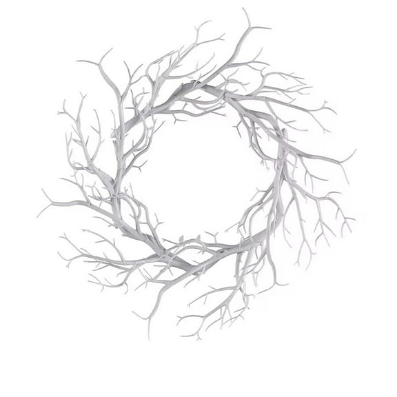 Halloween Wreath for Front Door, Artificial Twig Wreath – Indoor Outdoor Halloween Decoration for Home, Party & Holiday Gift