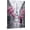Frame-style, variant on Paris Eiffel Tower Wall Art Pink Umbrella Romantic Couple Street Art Poster