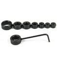 thumbnail image 1 of 8Pcs/Set Woodworking Drill Bit Depth Stop Collars Ring Positioner Locator, 1 of 6