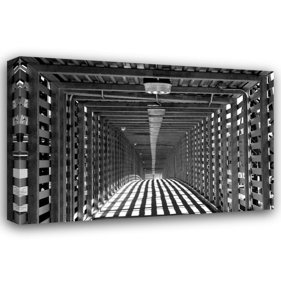 Tammy Putman 40x28 Gallery Wrapped Canvas Wall Art Titled - Freight Bridge II
