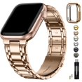 thumbnail image 1 of Correa Fullmosa Metal para Apple Watch, 42 mm, serie 10, oro rosa, 1 of 7