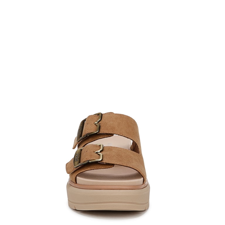 Dr. Scholl's Women's Nice Day Max OG Platform Sandal Honey Brown