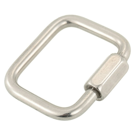 Stainless Steel Quick Link Locking Carabiner Hanging Hook Buckle for Paraglider Delta Wing Outdoor Camping Hiking